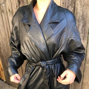 Vintage Wilson’s Leather Trenchcoat